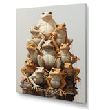 Minimalism Frog Pyramid - Frog Home Decor Art