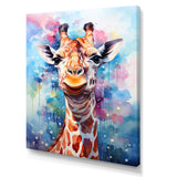 Pop Art Giraffe Portrait - Giraffe Wall Decor