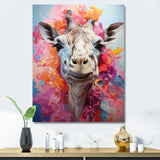 Multicolor Giraffe Pastel Giants - Giraffe Wall Art Prints
