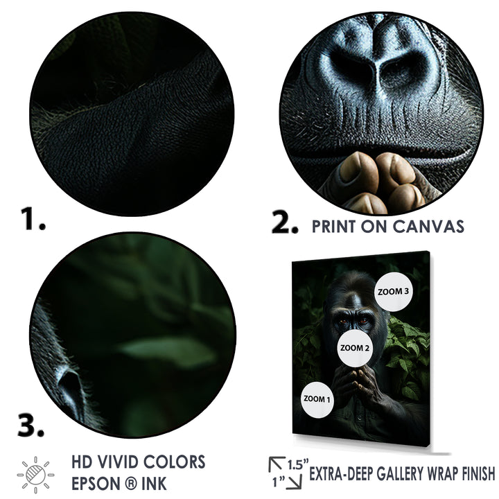 Gorilla Serenity Photography - Gorilla Wall Decor