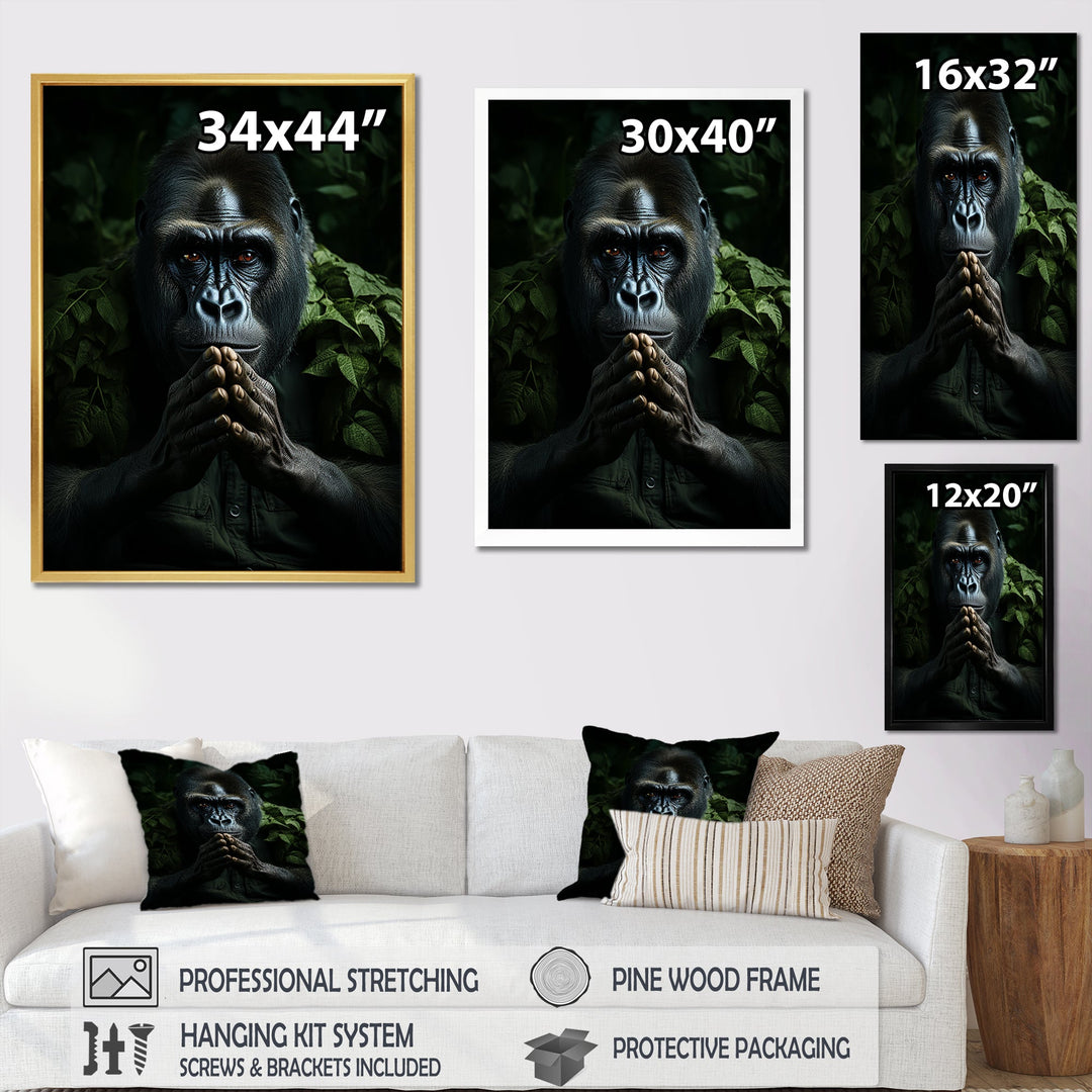 Gorilla Serenity Photography - Gorilla Wall Decor