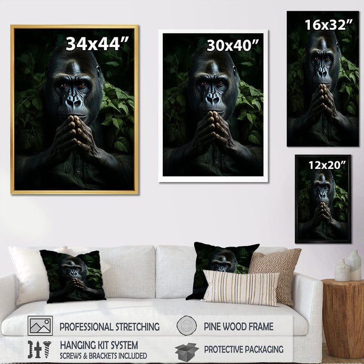 Gorilla Serenity Photography - Gorilla Wall Decor