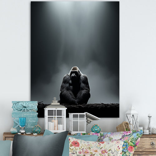 Gorilla Solitude Photography - Gorilla Wall Art Prints