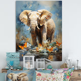 Majestic Elephant In The Wild - Gray Gorilla Wall Art