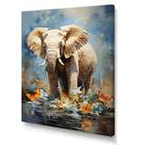 Majestic Elephant In The Wild - Gray Gorilla Wall Art