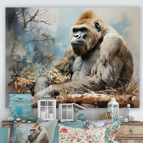 Gorillas Reverie - Gorilla Home Decor Art