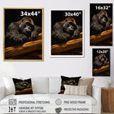 Gorillas Siesta - Gorilla Living Room Wall Art