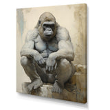 Thoughtful Gorilla - Gorilla Wall Art Prints