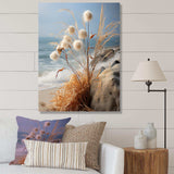 Beachgrass Photography Horizon I - Floral Canvas Wall Art