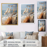 Beachgrass Photography Horizon I - Floral Canvas Wall Art