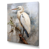 Majestic Blue Heron Horizon - Animals Canvas Wall Art