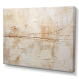 Beige And White Timeless Minimalism - Abstract Canvas Wall Art