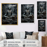 Hinduism Shivas Somber Slate - Spiritual Canvas Wall Art