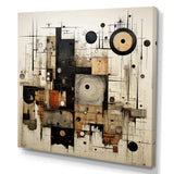 Brown And Black Divine Simplicity - Abstract Canvas Wall Art