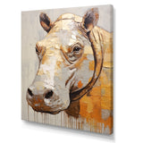 Hippopotamus Portrait - Hippopotamus Home Decor Art