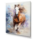 Galloping Horse In Action - Horse Large Canvas Wall Art
