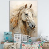 Sophisticated Horse Portrait - Horse Living Room Wall Art