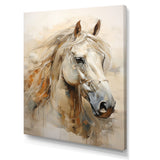 Sophisticated Horse Portrait - Horse Living Room Wall Art