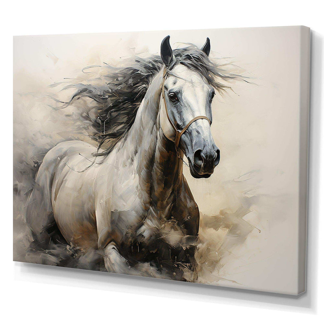Hooves In Harmony Horse I - Animals Canvas Wall Art