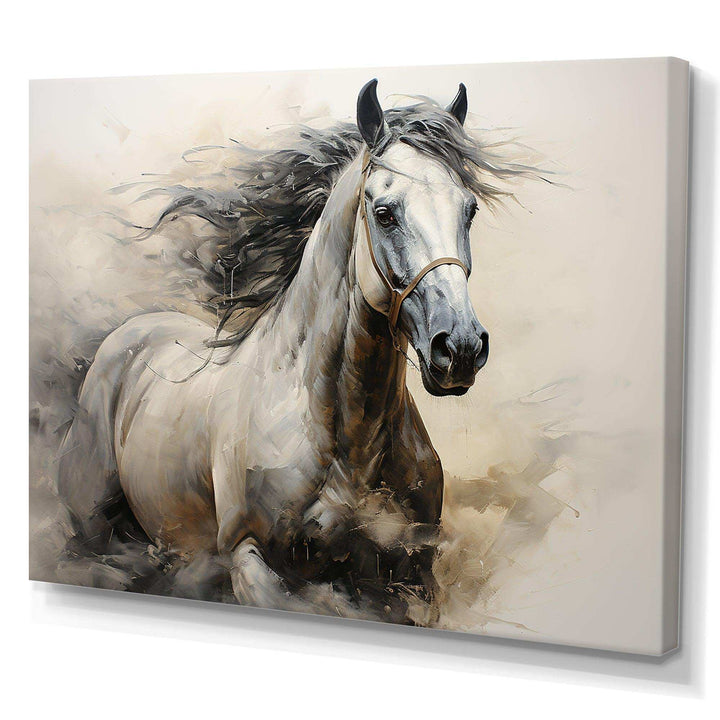 Hooves In Harmony Horse I - Animals Canvas Wall Art