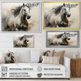 Hooves In Harmony Horse I - Animals Canvas Wall Art