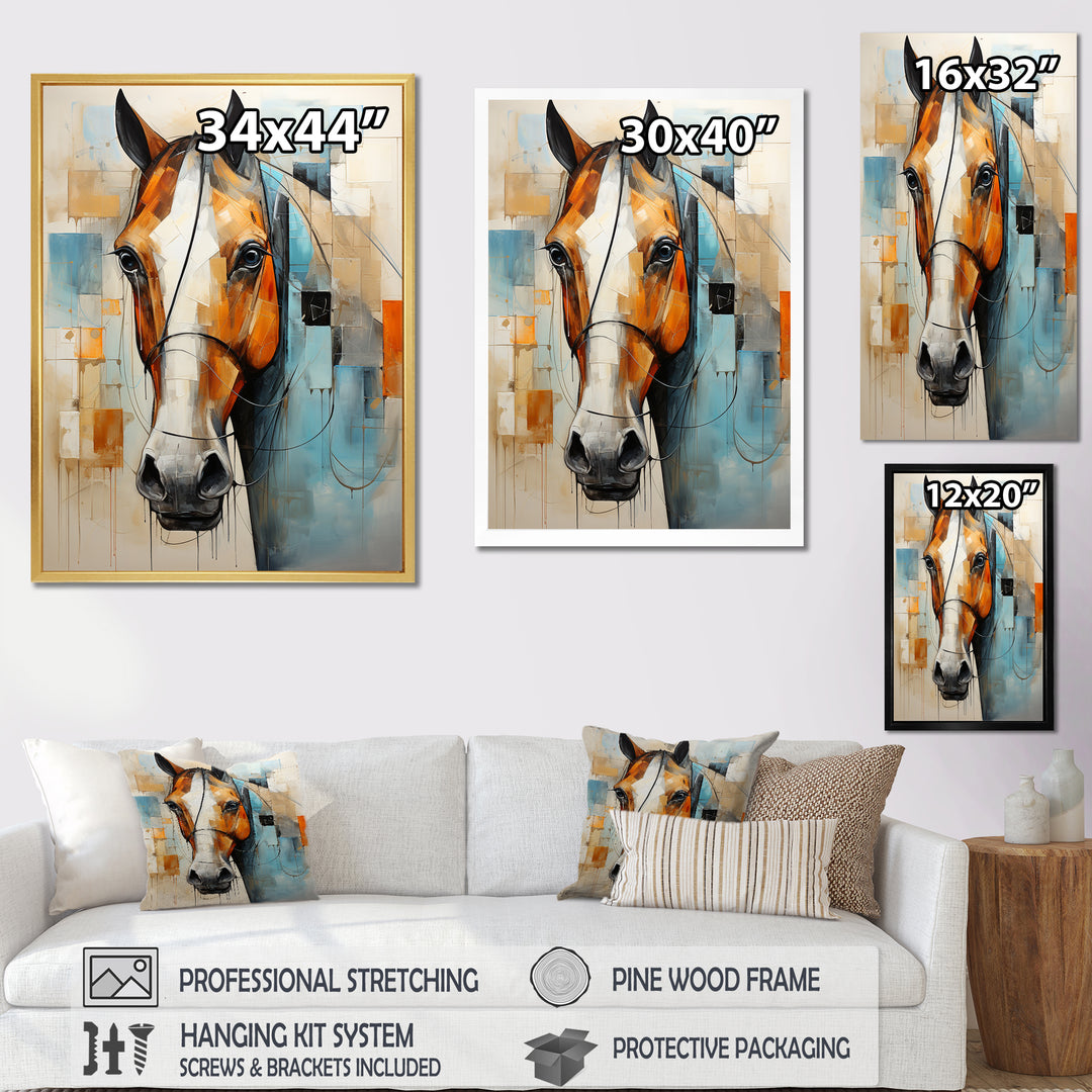 Horse Grace Portrait - Brown Horse Wall Art