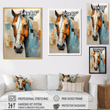 Horse Grace Portrait - Brown Horse Wall Art