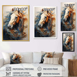 Horse Grace Portrait I - Animals Canvas Wall Art