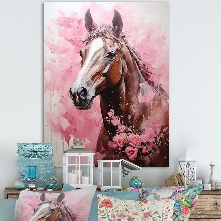 Romantic Horse Companions - Horse Living Room Wall Art