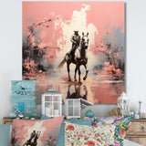 Romanticism Galloping Horse - Horse Canvas Wall Art