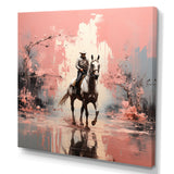 Romanticism Galloping Horse - Horse Canvas Wall Art