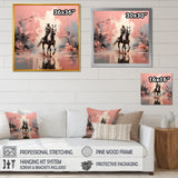 Romanticism Galloping Horse - Horse Canvas Wall Art