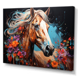 Horse Portrait Street Art - Horse Wall Decor