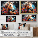 Horse Portrait Street Art - Horse Wall Decor