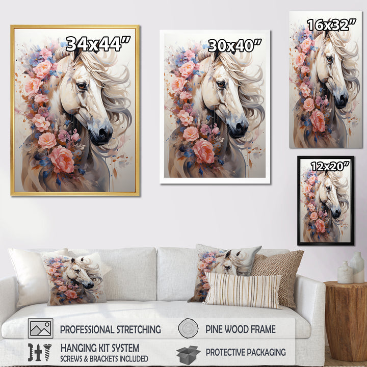 Graffiti Urban Trot Majestic Horse - Horse Home Decor Art