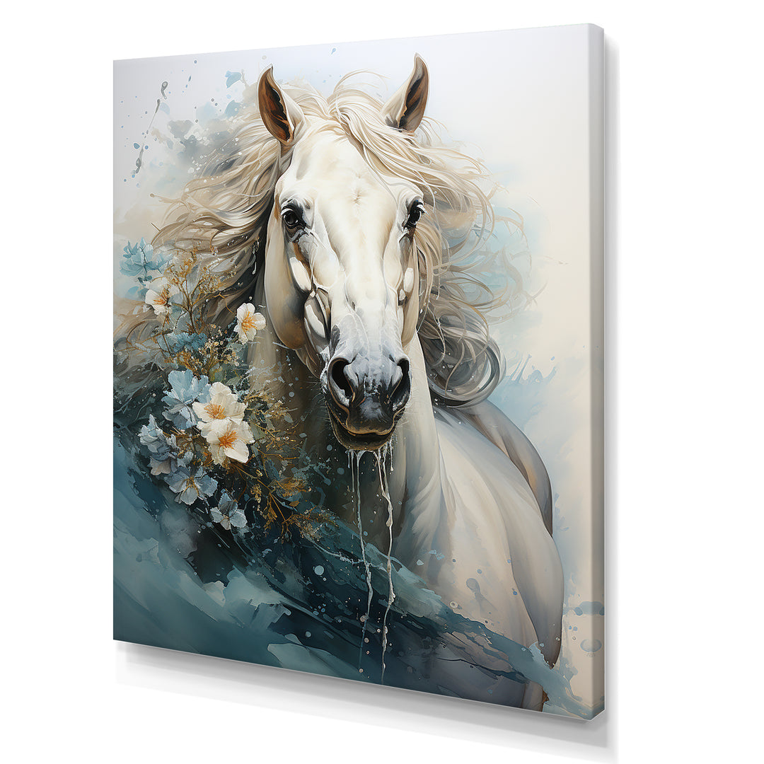 Majestic Gallop Horse - Horse Canvas Wall Art
