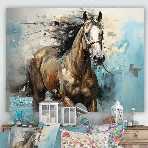 Whimsical Canter Galloping Horse - Horse Wall Decor