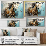 Whimsical Canter Galloping Horse - Horse Wall Decor
