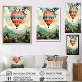 Classic Balloon Charm - Transportation Canvas Wall Art