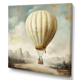 Contemporary Balloon Voyage - Transportation Canvas Wall Art