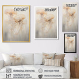 Minimalism White Jellyfish Dreams - Jellyfish Canvas Wall Art