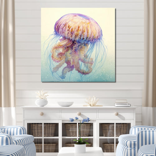 Underwater Enchantment Jellyfish - Jellyfish Wall Decor