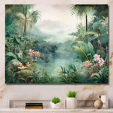 Tropical Wilderness Escape III - Landscapes Canvas Wall Art