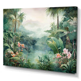 Tropical Wilderness Escape III - Landscapes Canvas Wall Art