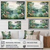 Tropical Wilderness Escape III - Landscapes Canvas Wall Art