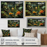 Sounds Of The Jungle I - Landscapes Canvas Wall Art