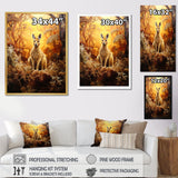 Kangaroo Portrait Ponder Bushland - Kangaroo Wall Art Prints