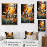 Kangaroo Eucalyptus Flower Oasis - Kangaroo Home Decor Art