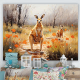 Kangaroo Path In Australia - Kangaroo Wall Art Prints