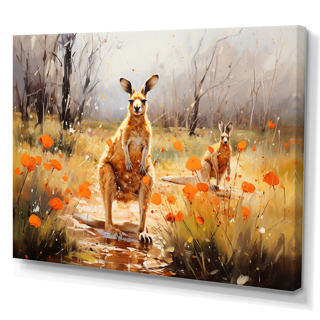 Kangaroo Path In Australia - Kangaroo Wall Art Prints